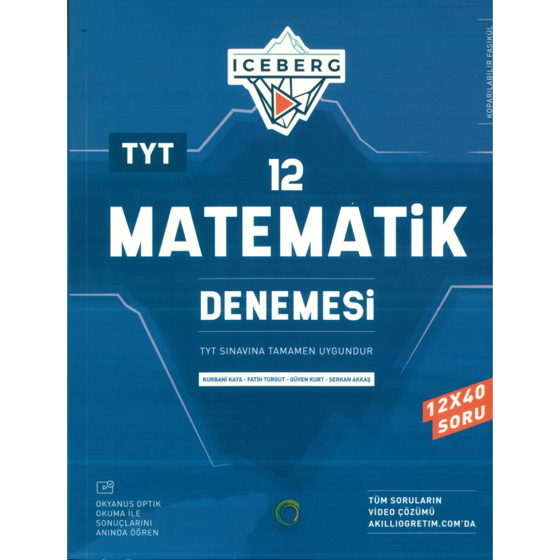 TYT Matematik Iceberg 12 Deneme Okyanus Yayınları