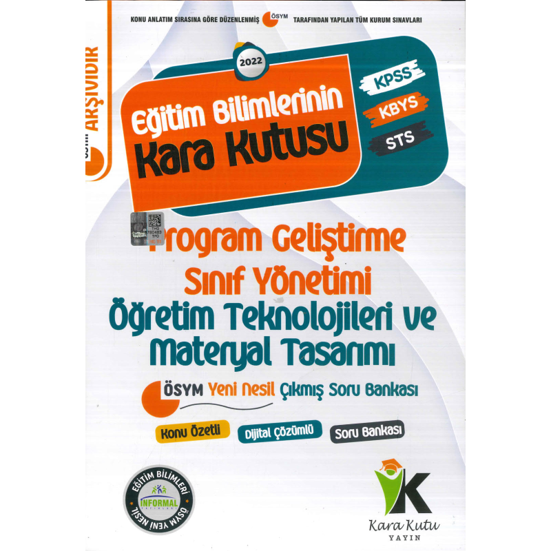 PROG. GELİŞ. SINIF YÖN. ÖĞRT. TEKN. MAT. TSRM. KONU ÖZETLİ DİJİTAL ÇÖZ. SORU BANKASI