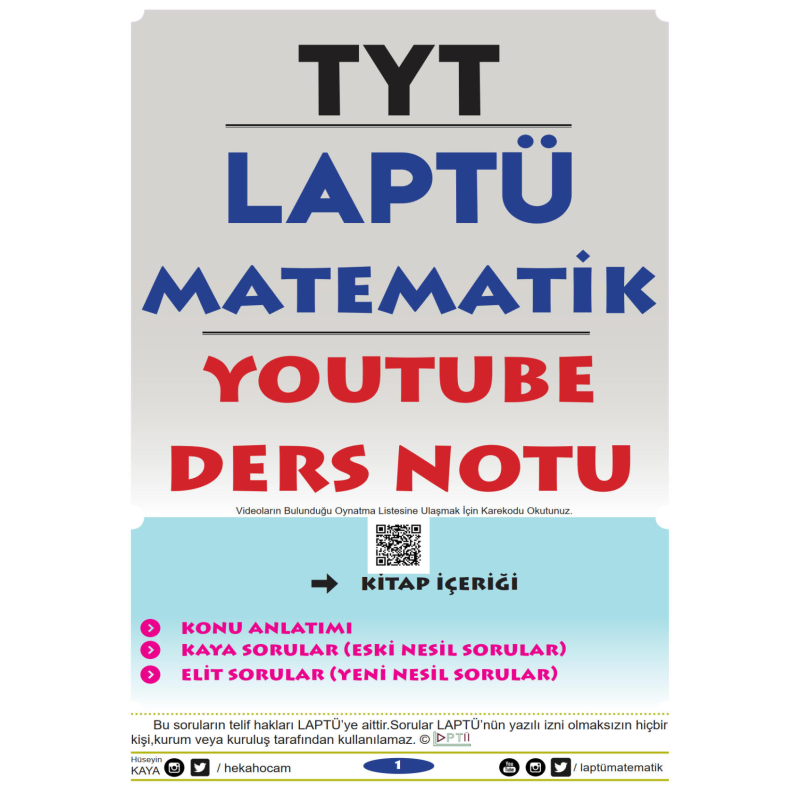 LAPTÜ MATEMATİK TYT