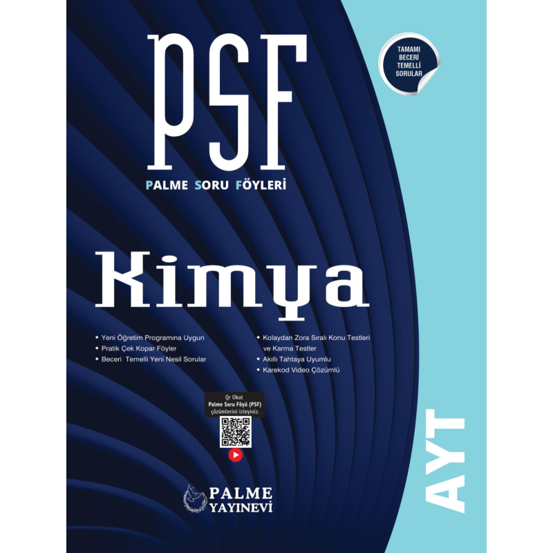 AYT Kimya PSF Palme Soru Föyü
