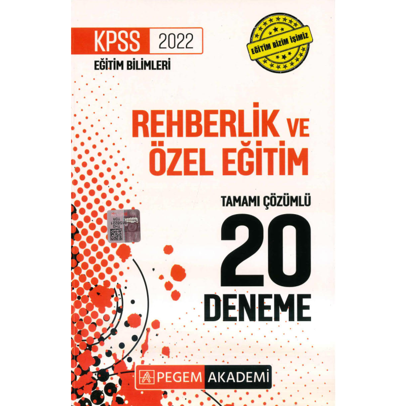 REHBERLİK VE ÖZEL EĞİTİM 20 DENEME ÇÖZÜMLÜ