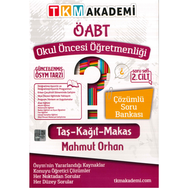 TAŞ-KAĞIT-MAKAS ÇÖZÜMLÜ SORU BANKASI 2. CİLT