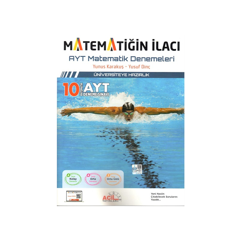 Acil Yayınları AYT Matematiğin İlacı Denemeleri