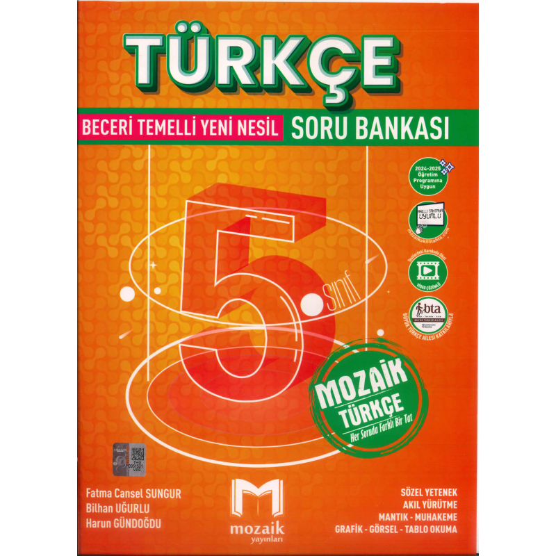 5. Sınıf Türkçe Soru Bankası Mozaik Yayınları