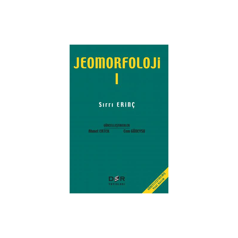 Jeomorfoloji Cilt 1 Sırrı Erinç Der Yayınları