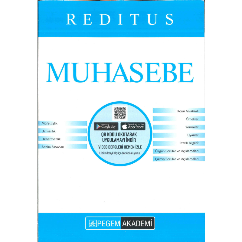REDİTUS MUHASEBE SORU BANKASI ÇÖZÜMLÜ