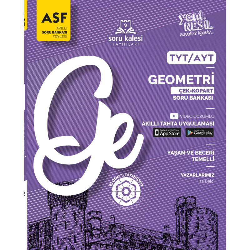 TYT- AYT Geometri Çek Kopart Akıllı Soru Bankası Föyü Soru Kalesi