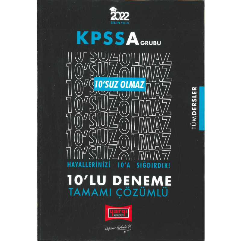 10'SUZ OLMAZ 10'LU DENEME TAMAMI ÇÖZÜMLÜ (TÜM DERSLER)