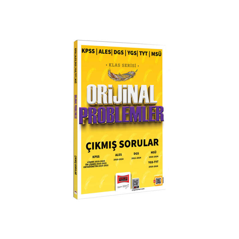2025 KPSS ALES DGS YGS TYT MSÜ Klas Serisi Orijinal Problemler Çıkmış Sorular Yargı Yayınları
