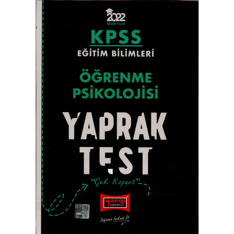 ÖĞRENME PSİKOLOJİSİ YAPRAK TEST