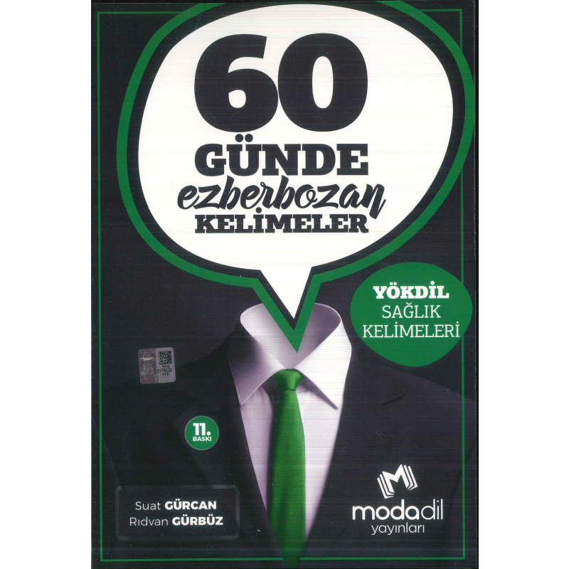 60 Günde Ezberbozan YÖKDİL Sağlık Kelimeleri Modadil Yayınları