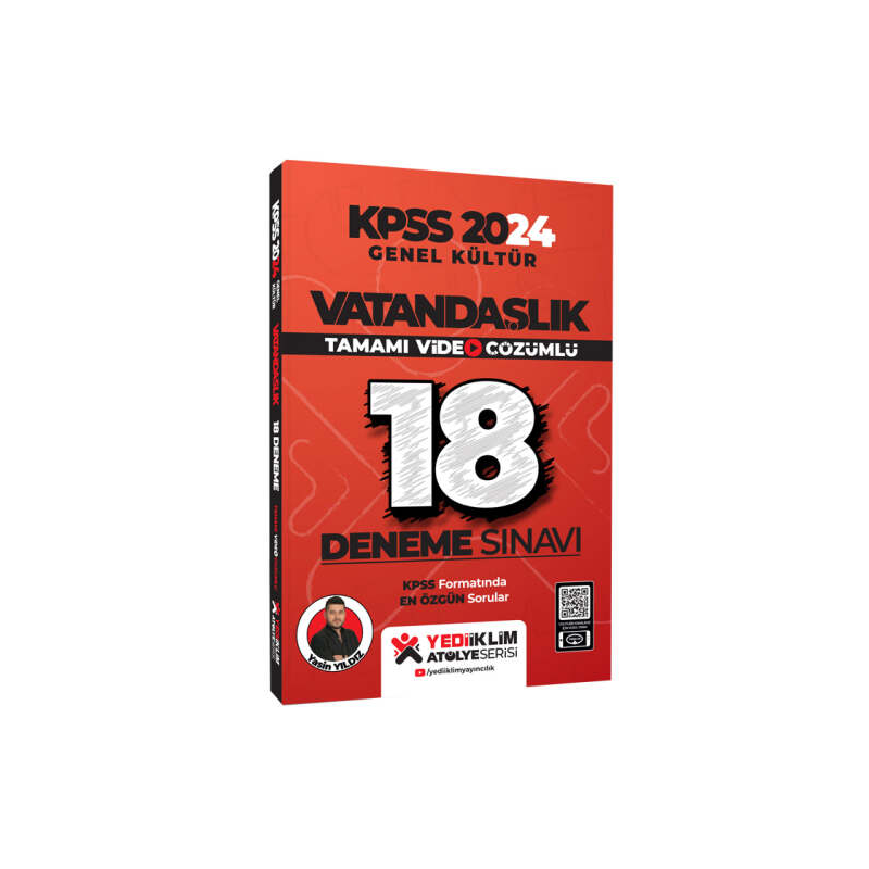 2024 KPSS Genel Kültür Vatandaşlık Tamamı Video Çözümlü 18 Deneme Sınavı