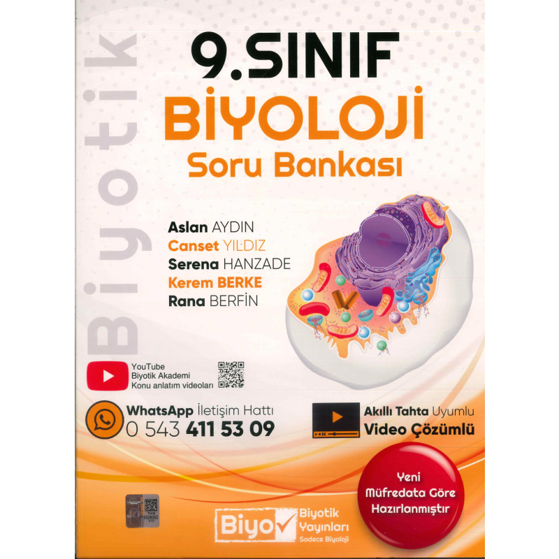 9. Sınıf Biyoloji Soru Bankası Biyotik Yayınları