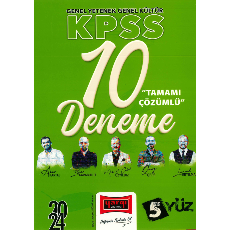 TAMAMI ÇÖZÜMLÜ 10 DENEME (5 YÜZ)