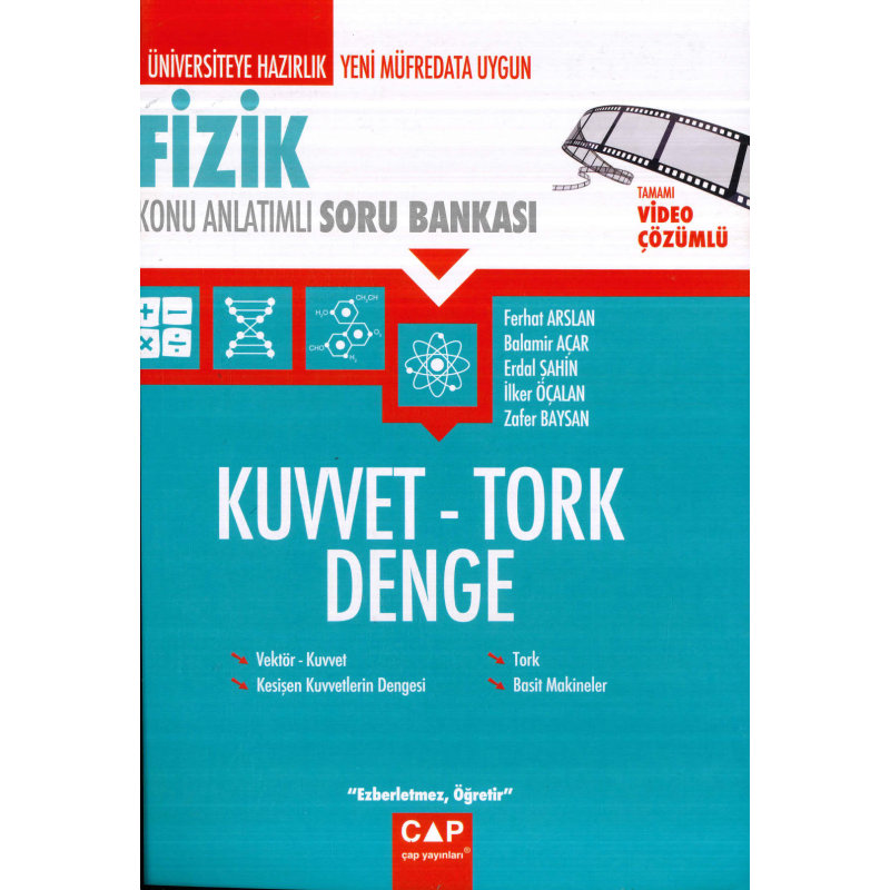 TYT-AYT FİZİK KUVVET TORK DENGE KONU ANLATIMLI SORU BANKASI