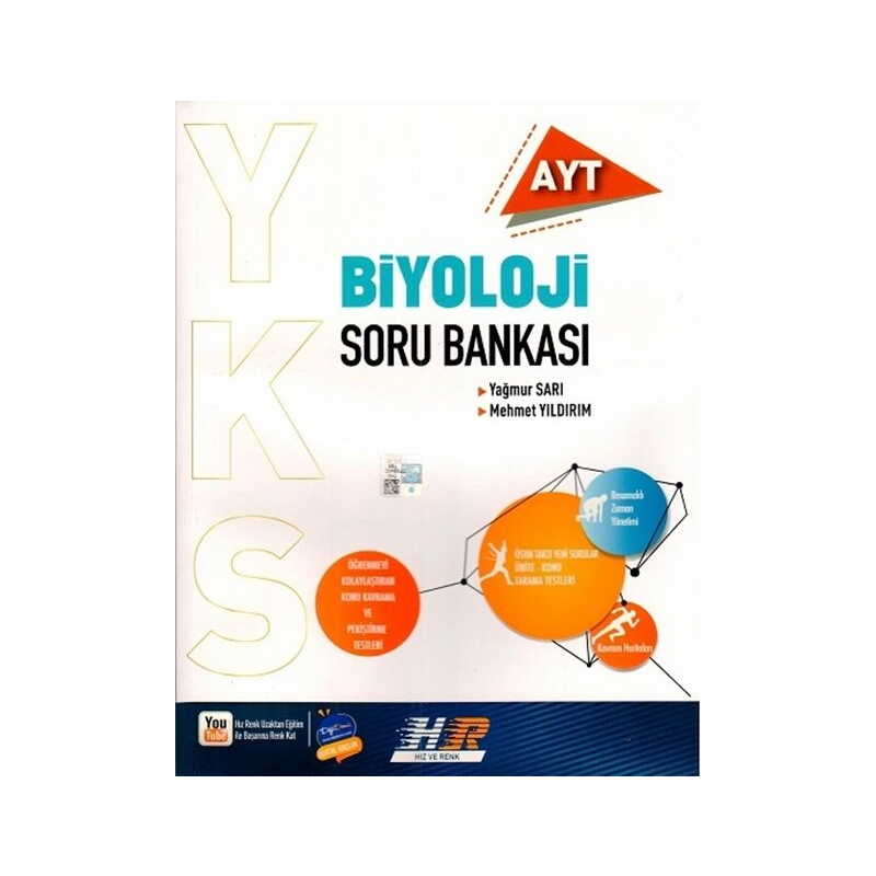 AYT Biyoloji Soru Bankası Hız ve Renk Yayınları