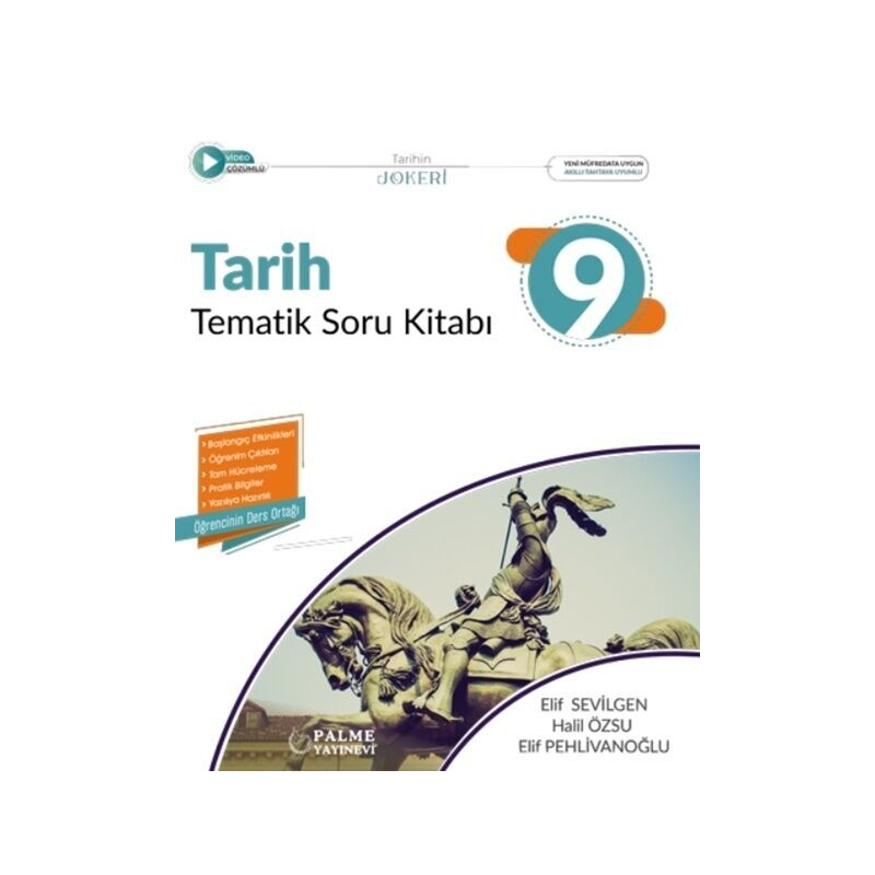 9. Sınıf Tarih Tematik Soru Kitabı Palme Yayınları