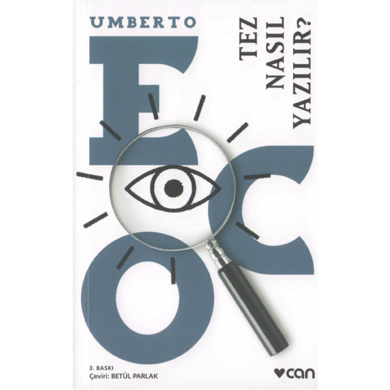 Tez Nasıl Yazılır? Can Yayınları