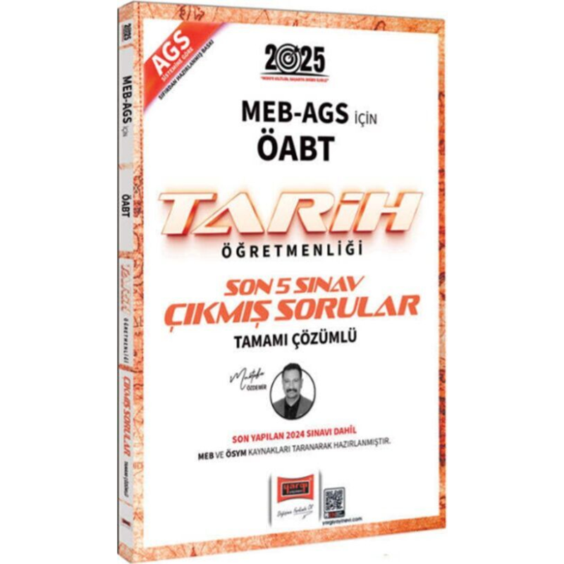 2025 ÖABT MEB-AGS Tarih Öğretmenliği Çıkmış Sorular Son 5 Sınav Çözümlü Yargı Yayınları
