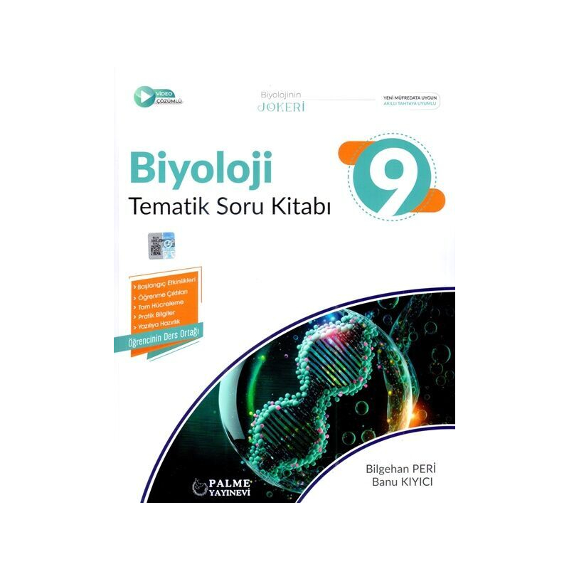 9. Sınıf Biyoloji Tematik Soru Kitabı Palme Yayınları