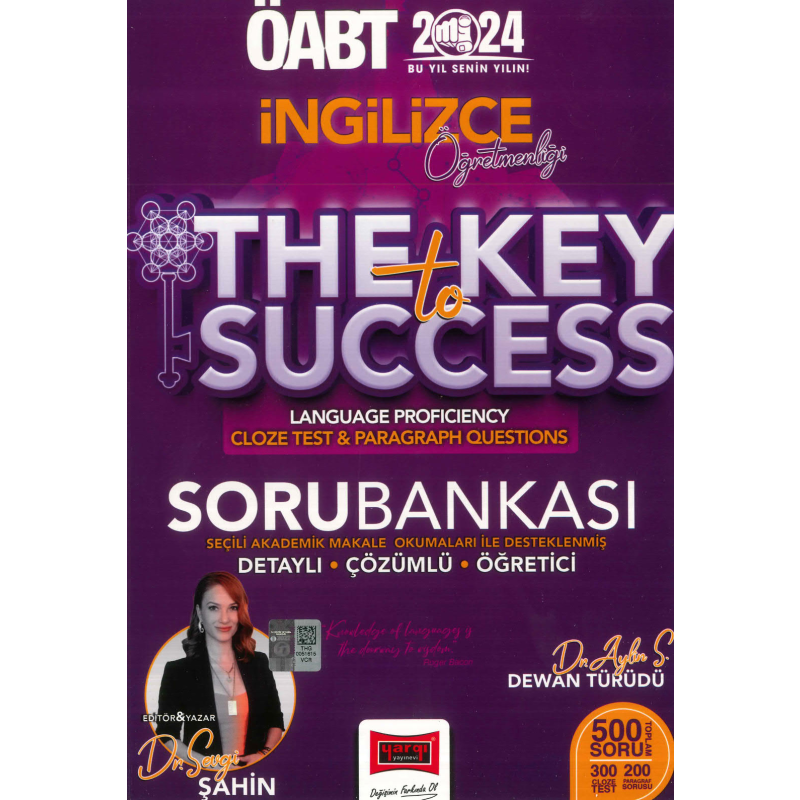ÖABT İNGİLİZCE THE KEY TO SUCCESS SORU BANKASI ÇÖZÜMLÜ