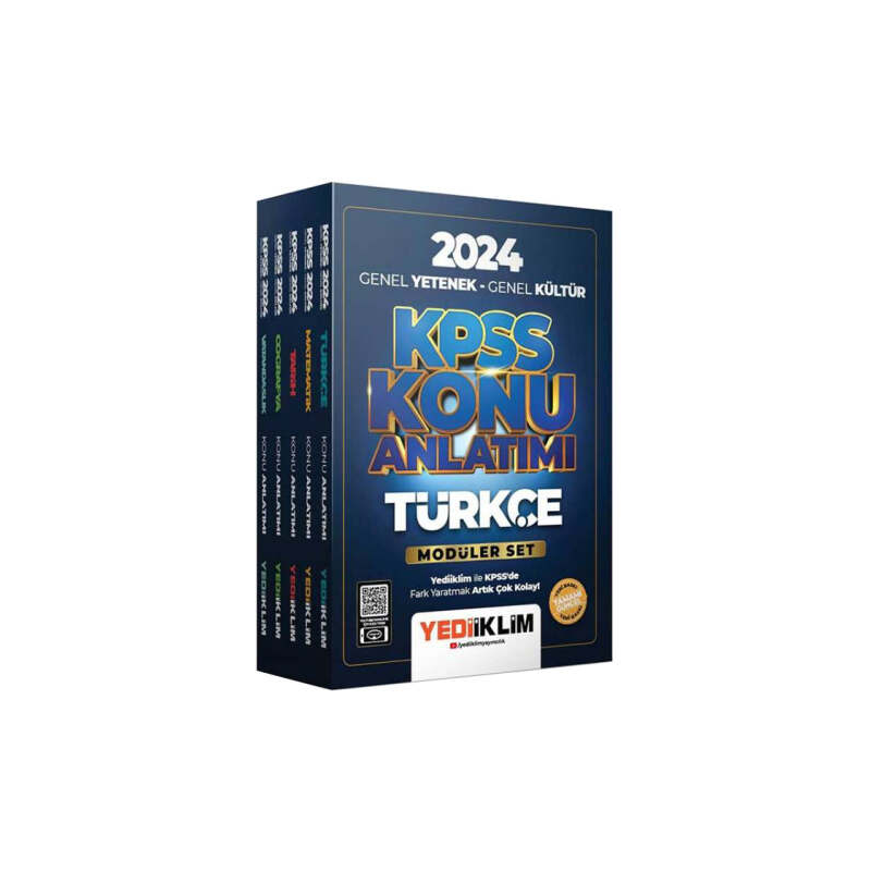 2024 KPSS Coğrafya Konu Anlatımı Modüler Set