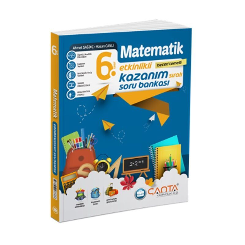 Çanta Yayınları 6. Sınıf Matematik Etkinlikli Kazanım Soru Bankası