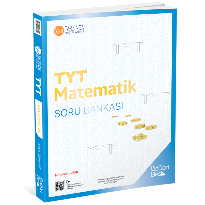 2025 TYT Matematik Soru Bankası Üç Dört Beş Yayınları