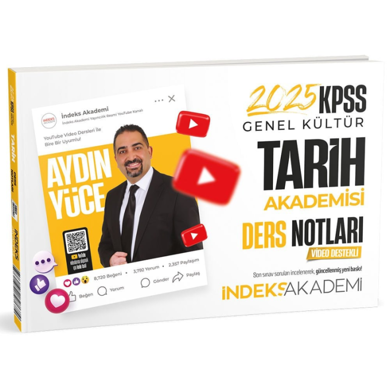 İndeks Akademi 2025 KPSS Tarih Akademisi Video Ders Notları