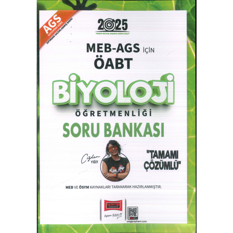 2025 MEB AGS ÖABT Biyoloji Öğretmenliği Soru Bankası Yargı Yayınları