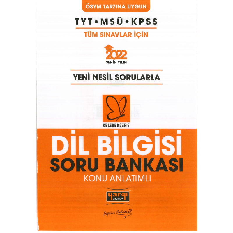 DİL BİLGİSİ KONU ANLATIMLI SORU BANKASI