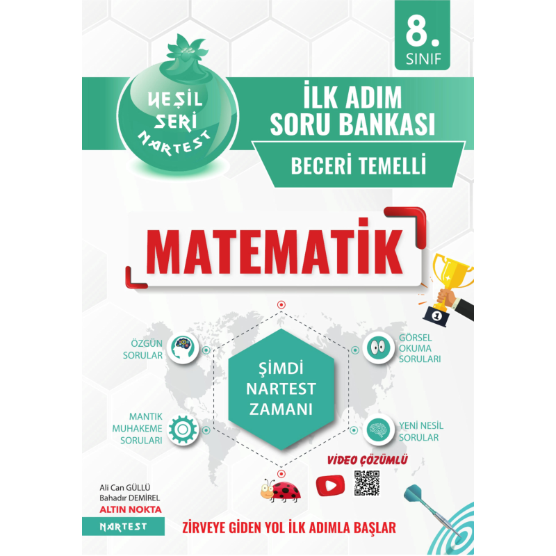 8. Sınıf Matematik İlk Adım Soru Bankası Nartest Yayınları