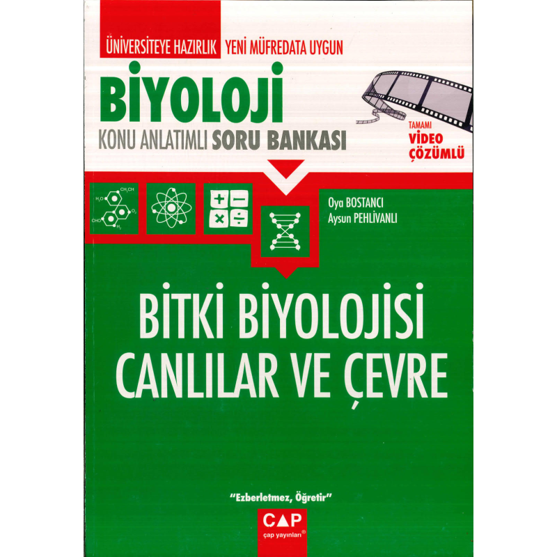 TYT-AYT BİYOLOJİ BİTKİ BİYOLOJİSİ CANLILAR VE ÇEVRE ANLATIMLI SORU BANKASI