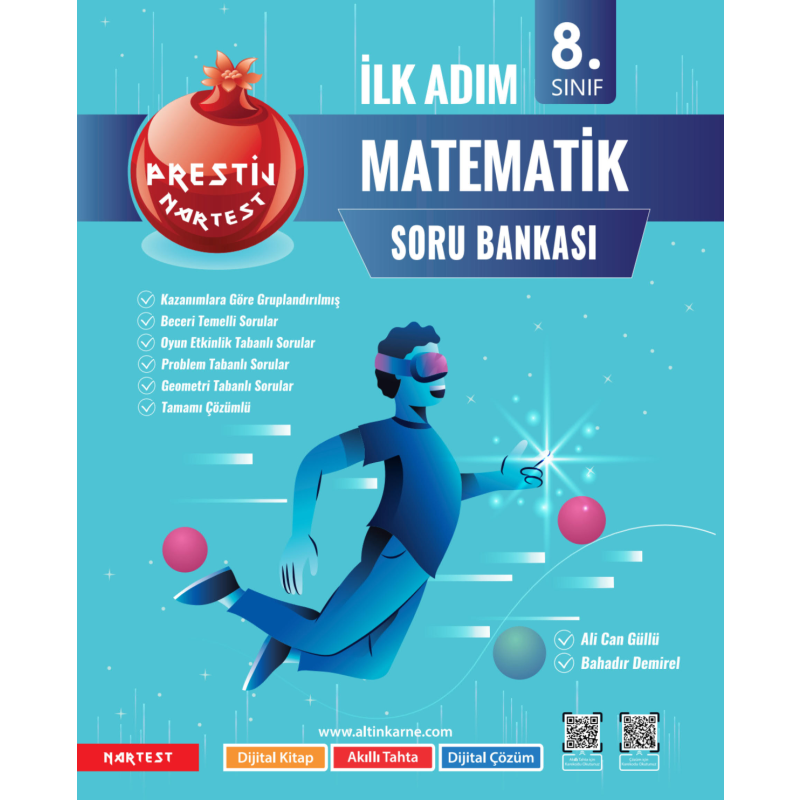 8. Sınıf Prestij İlk Adım Matematik Soru Bankası Nartest Yayınevi