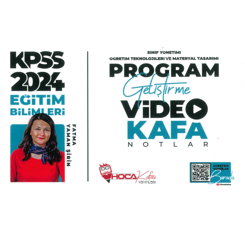 PROGRAM GELİŞTİRME VİDEO KAFA NOTLAR