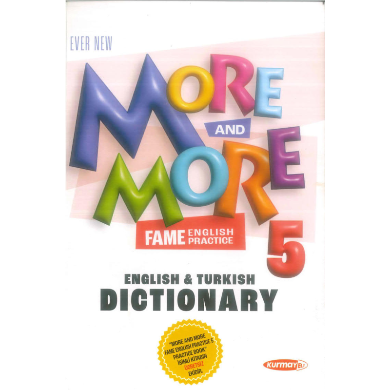 More And More 5 English Turkish Dictionary