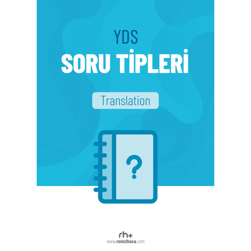 YDS SORU TİPLERİ TRANSLATION