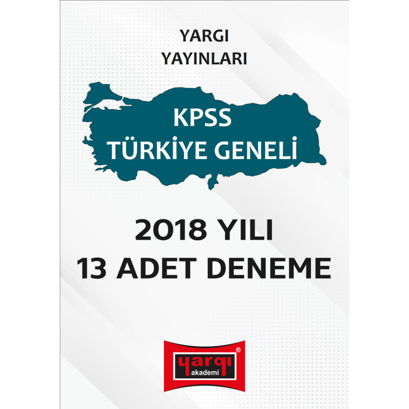 YARGI 13 ADET DENEME