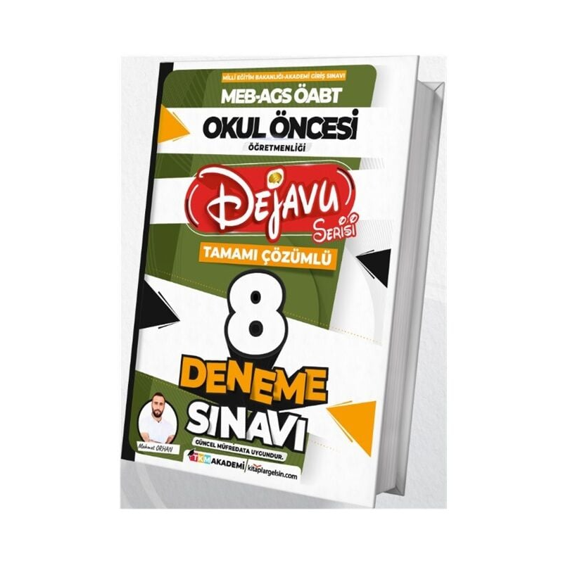 2025 MEB-AGS ÖABT Okul Öncesi Öğretmenliği Dejavu 8 Deneme Çözümlü TKM Akademi