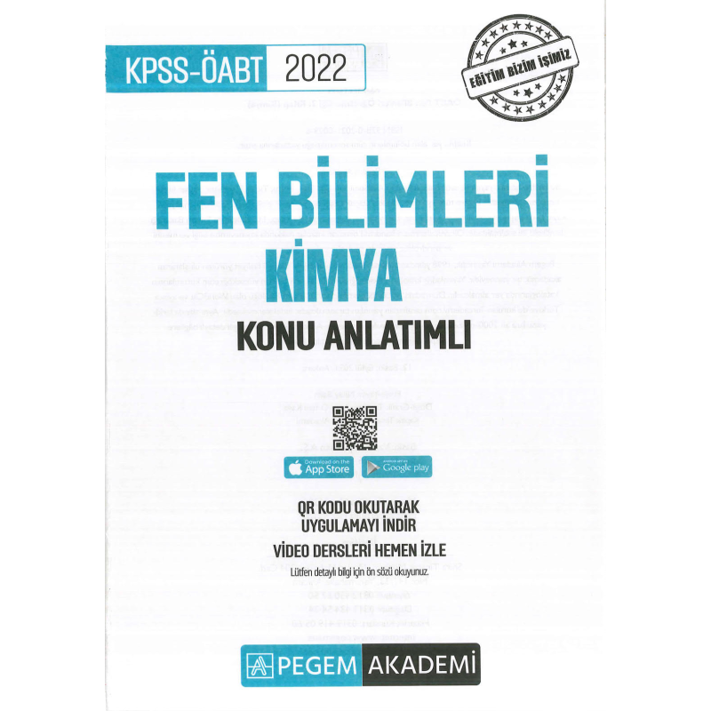 FEN BİLİMLERİ KONU ANLATIMI KİMYA