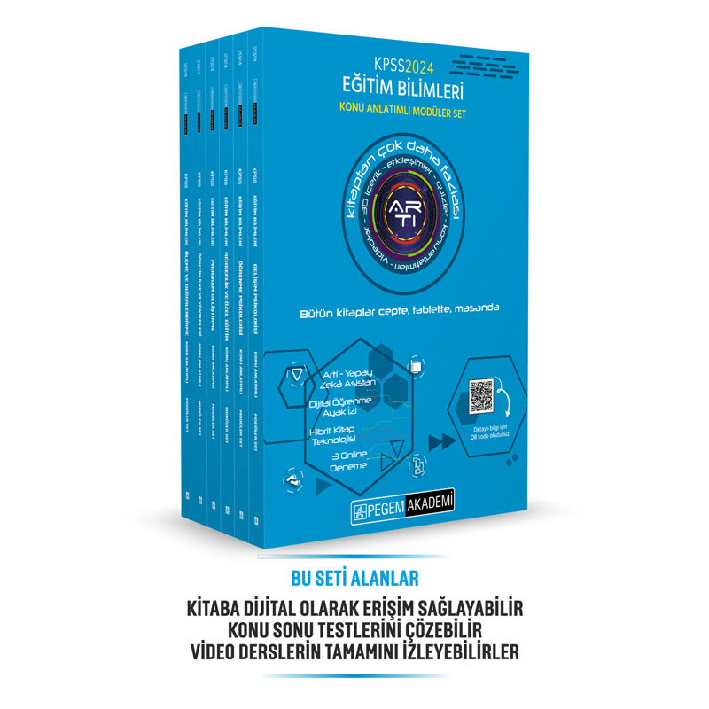 2024 KPSS Eğitim Bilimleri Konu Anlatımlı Modüler Set PROGRAM GELİŞTİRME SINIF YÖN. MATERYAL TAS.