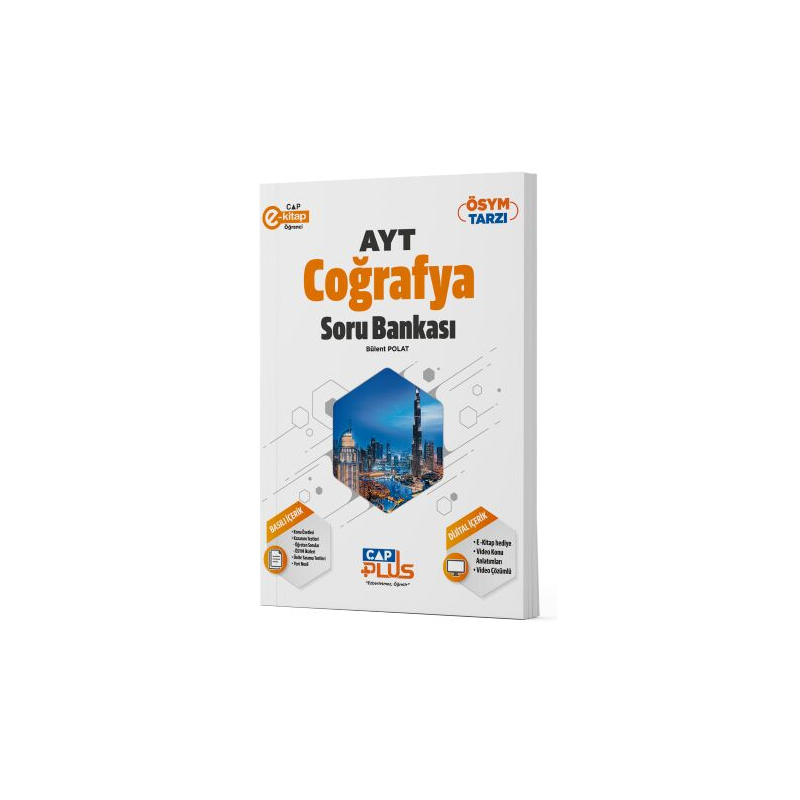 AYT Coğrafya Plus Soru Bankası Çap Yayınları