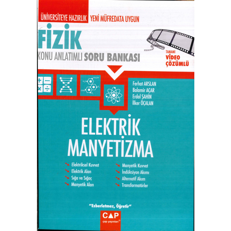 TYT-AYT FİZİK ELEKTRİK MANYETİZMA KONU ANLATIMLI SORU BANKASI