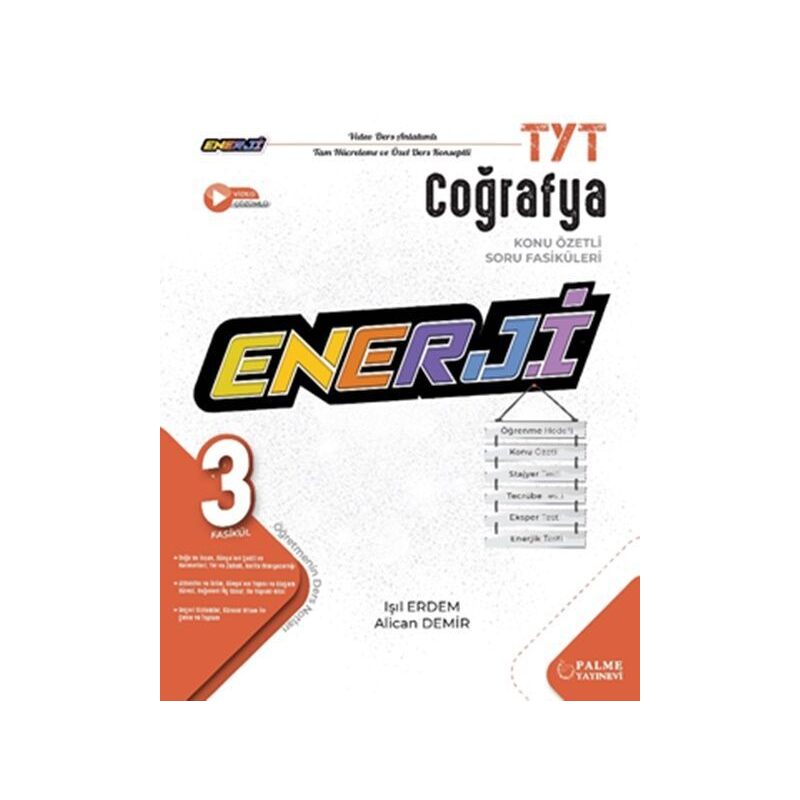 TYT Enerji Coğrafya Konu Özetli (3 Fasikül ) Soru Fasikülleri