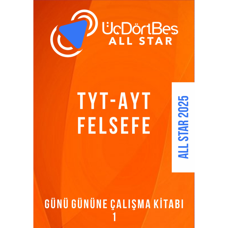 ALL STAR TYT- AYT FELSEFE Günü Gününe Çalışma Kitabı (1)