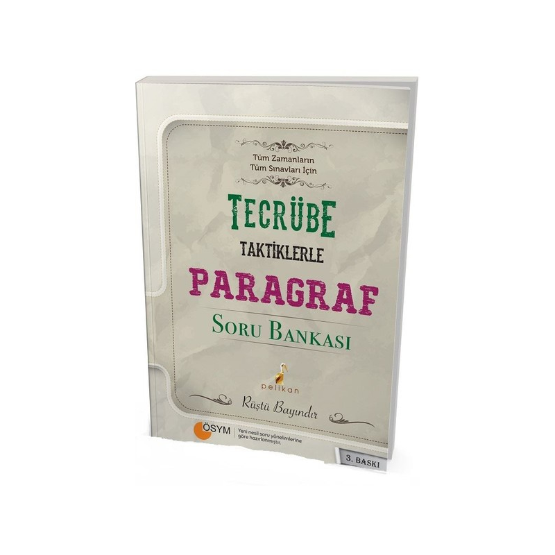 TECRÜBE TAKTİKLERLE PARAGRAF SORU BANKASI RÜŞTÜ BAYINDIR
