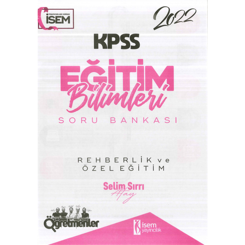 REHBERLİK VE ÖZEL EĞİTİM SORU BANKASI