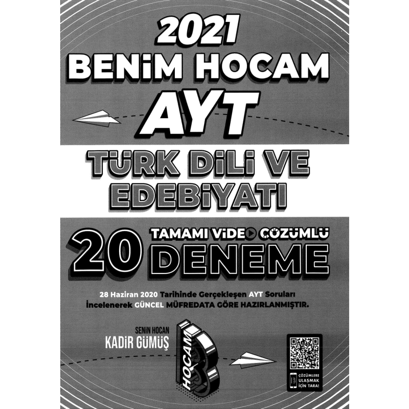 AYT Türk Dili ve Edebiyatı Tamamı Video Çözümlü 20 Deneme Sınavı