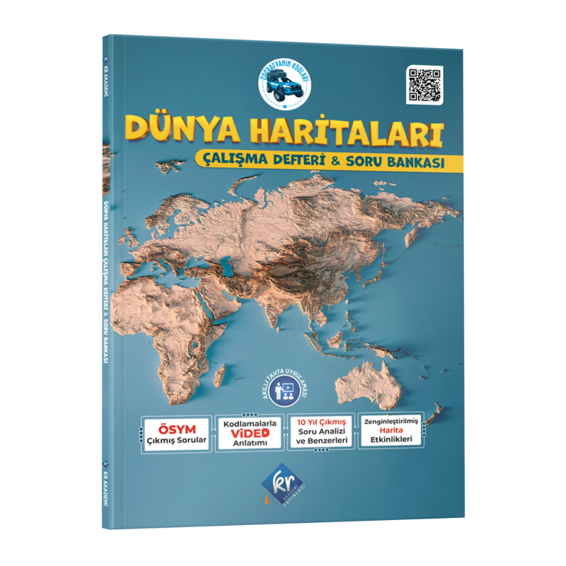 Coğrafyanın Kodları Dünya Haritaları Çalışma Defteri ve Soru Bankası