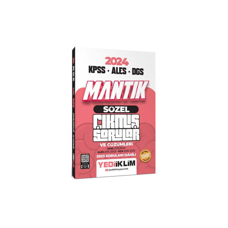 2024 KPSS ALES DGS Sözel Mantık Tamamı Çözümlü Çıkmış Sorular